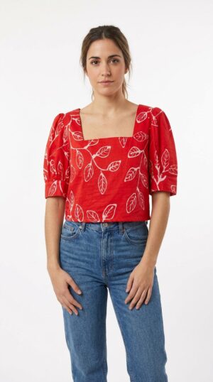 Batik Crop Top