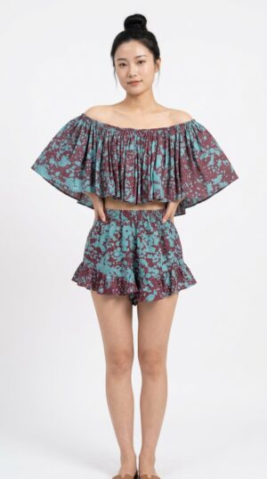 Galaxy Frill Croptop