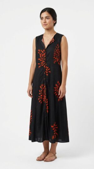 Sleevless Midi Dress